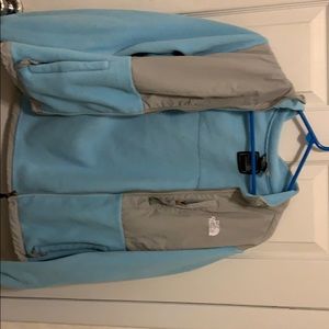 Women’s light blue north face jacket